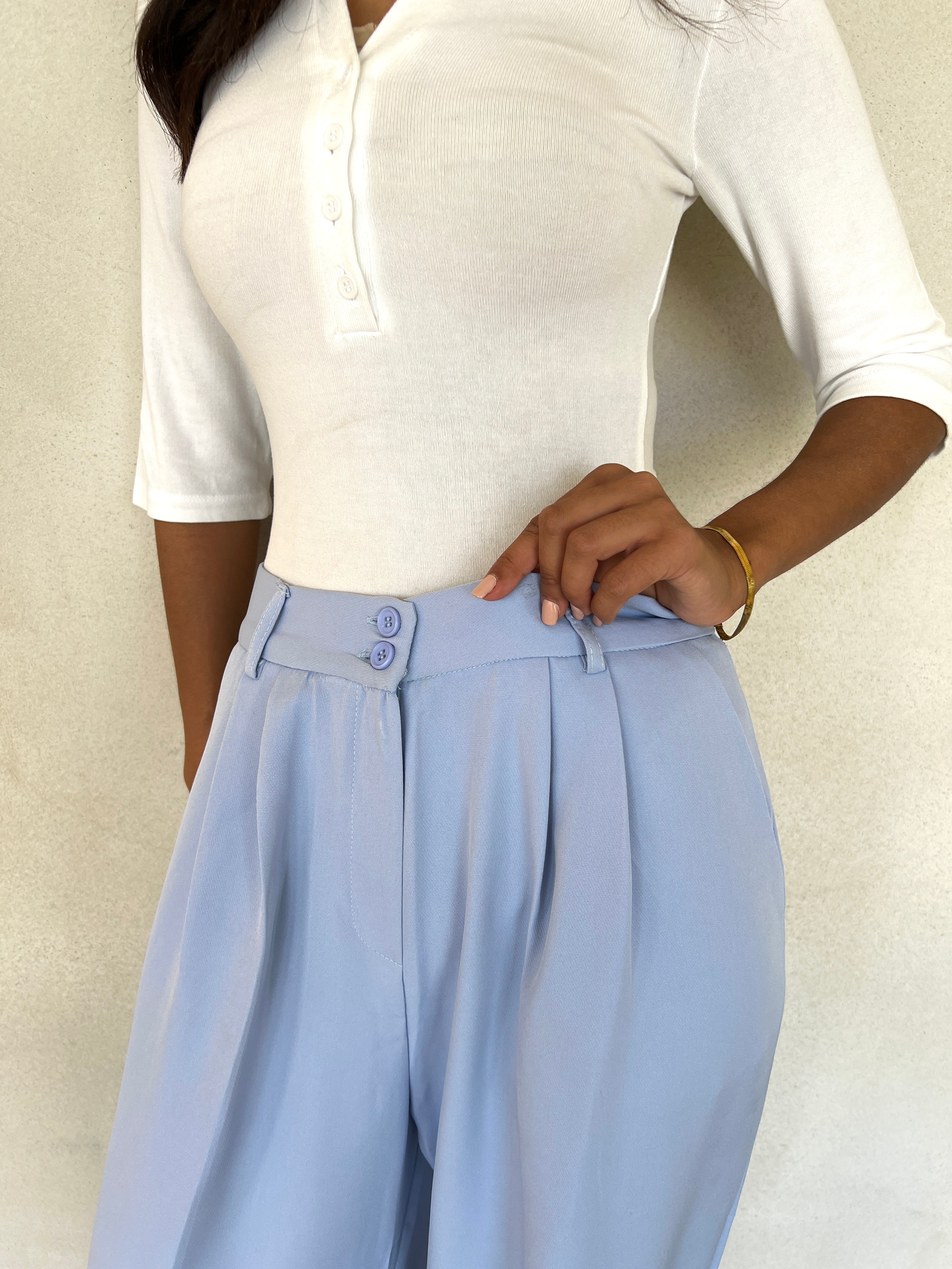 Slit pants