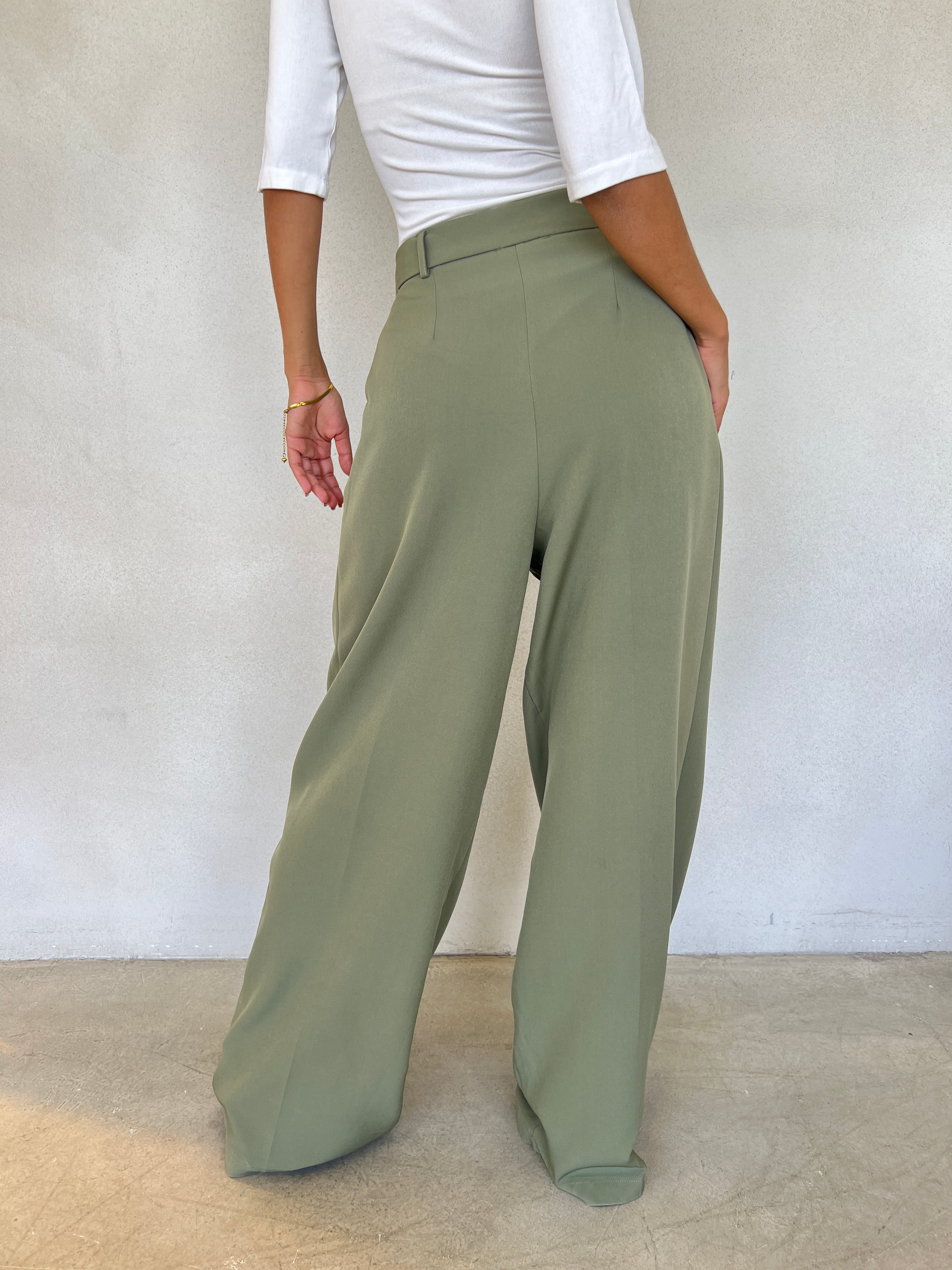 Slit pants
