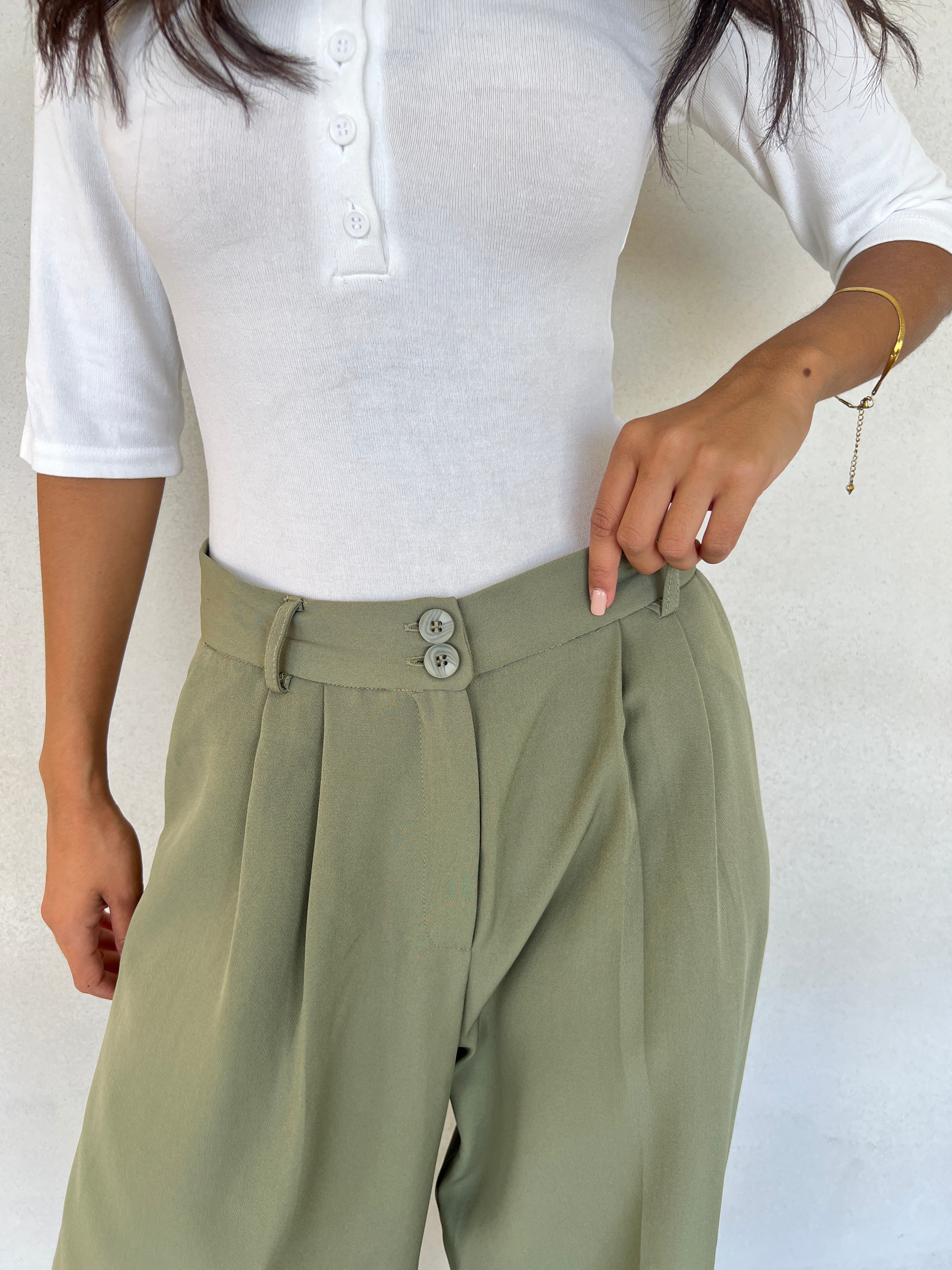 Slit pants