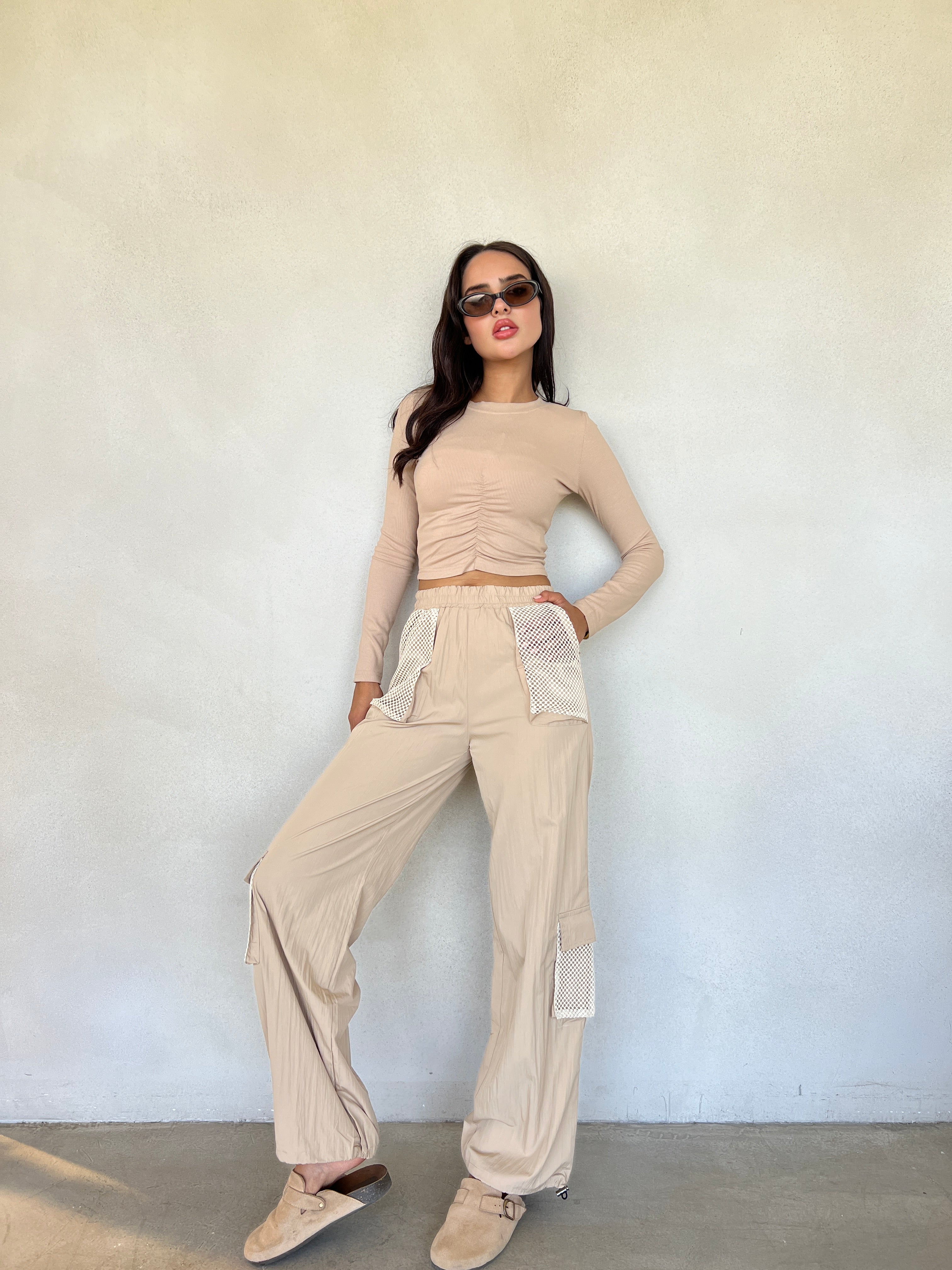 Distressed Cargo Pants