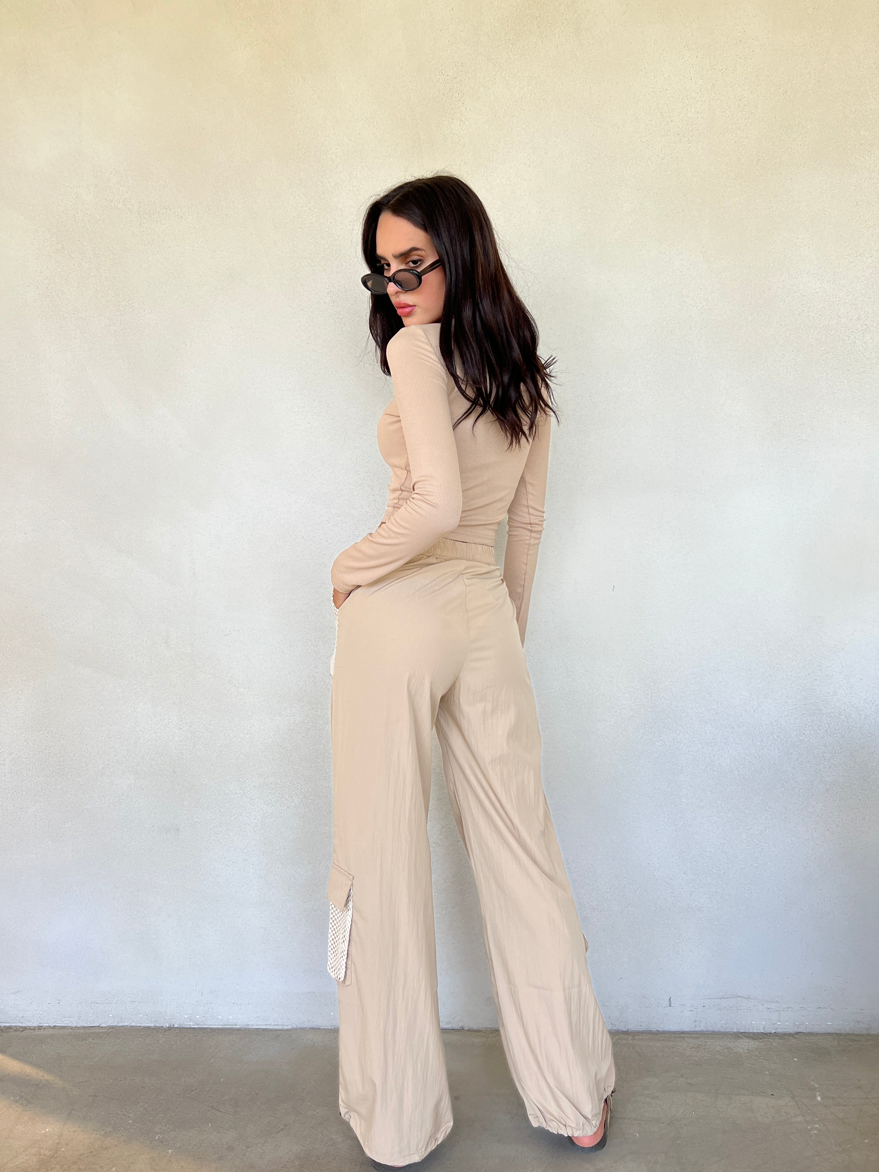 Distressed Cargo Pants