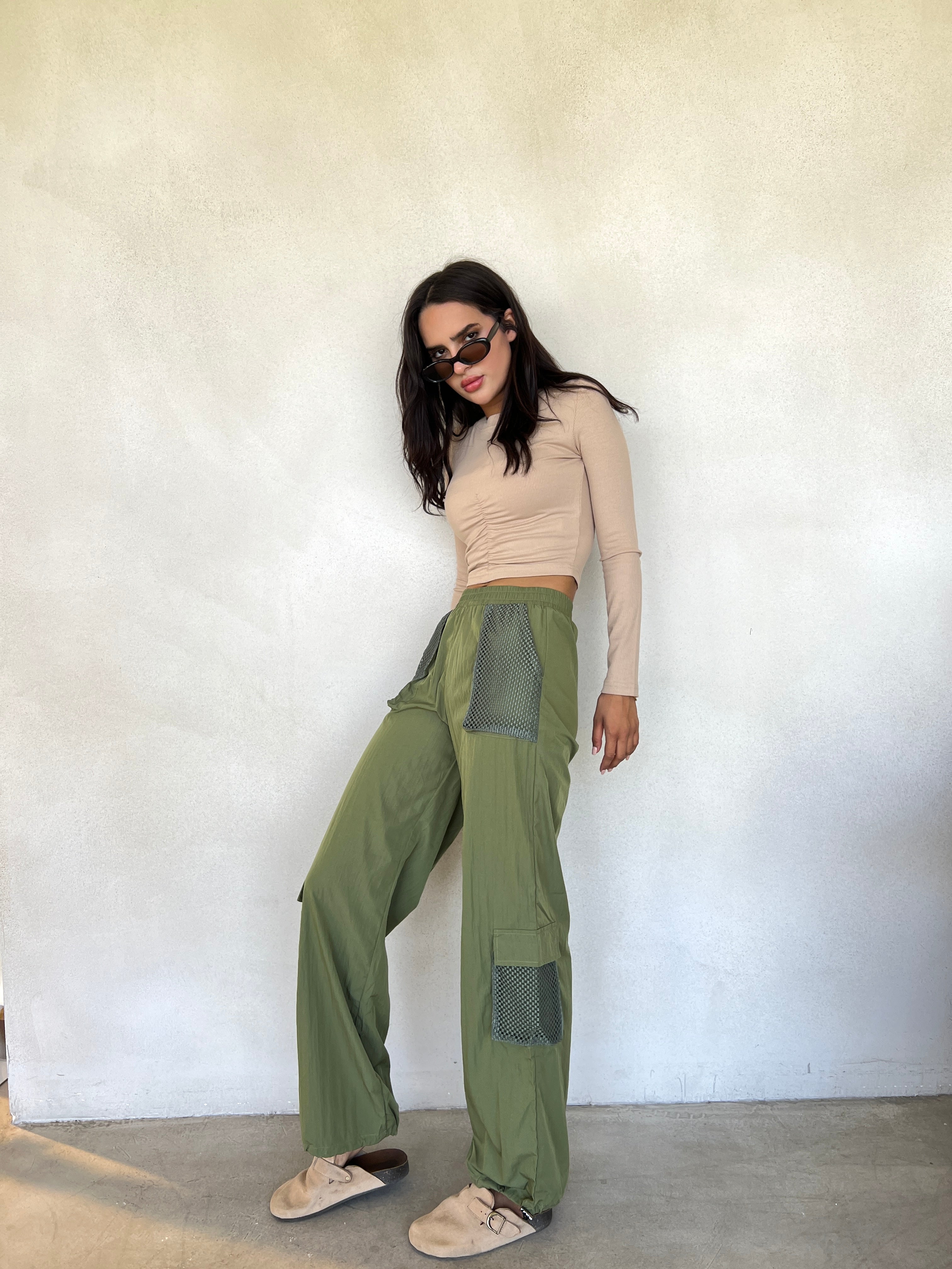 Distressed Cargo Pants
