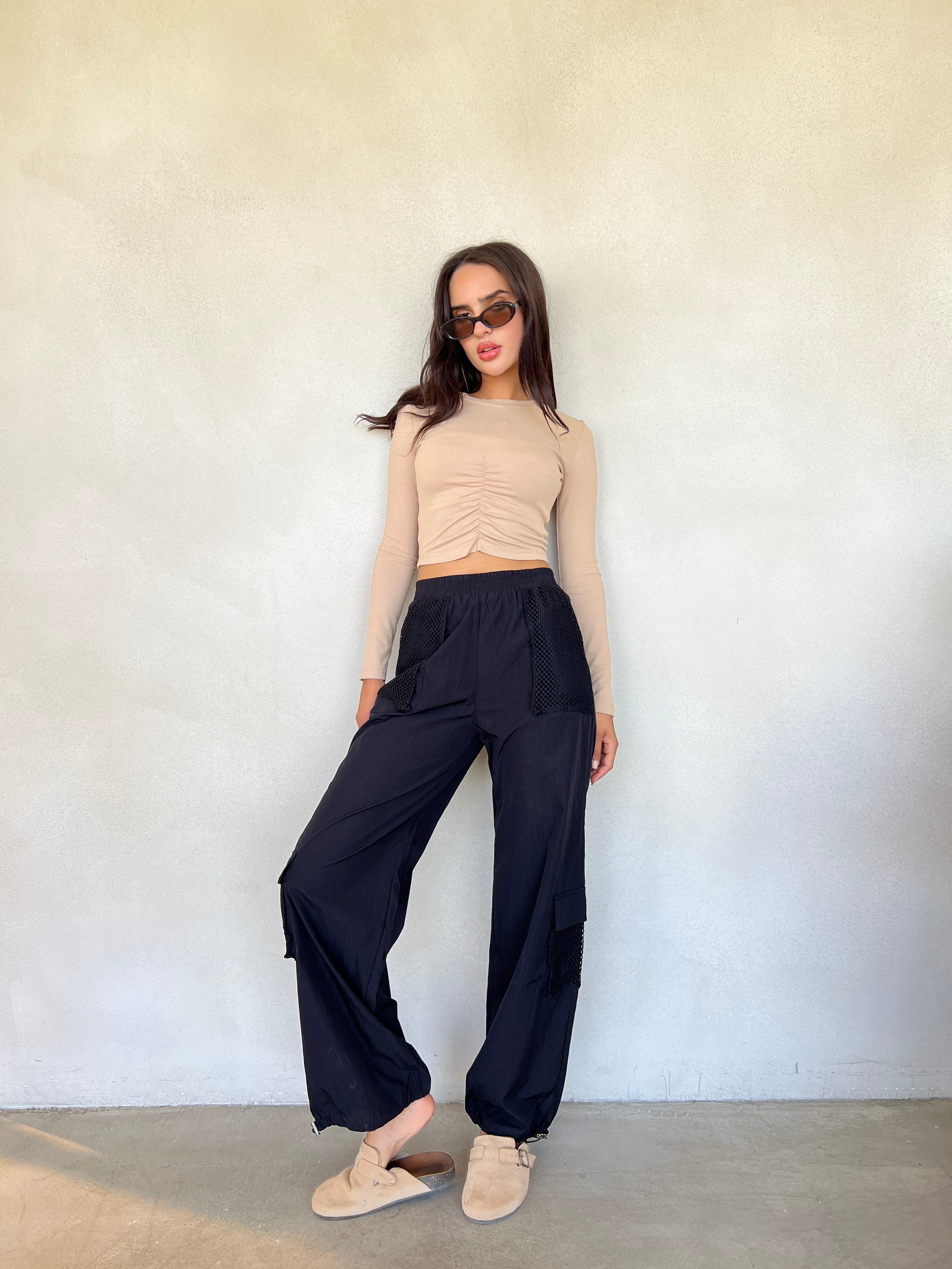 Distressed Cargo Pants
