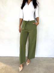 Elastic waist pants