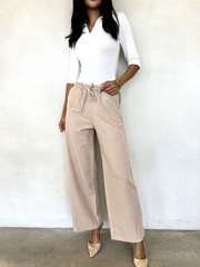 Elastic waist pants