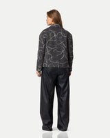 Artline Patterned Wool Jacket -Gray