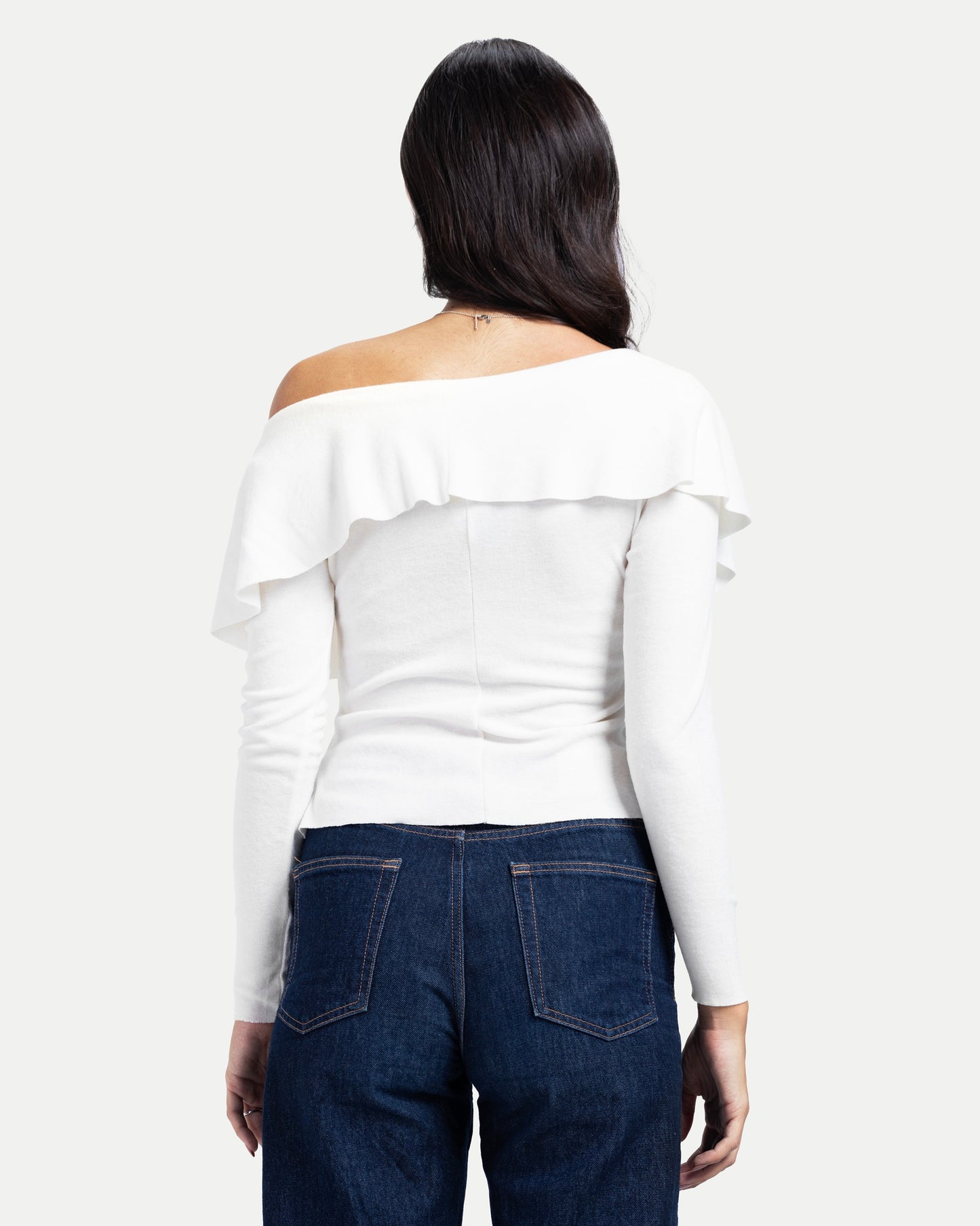 Off-Shoulder Blouse -White