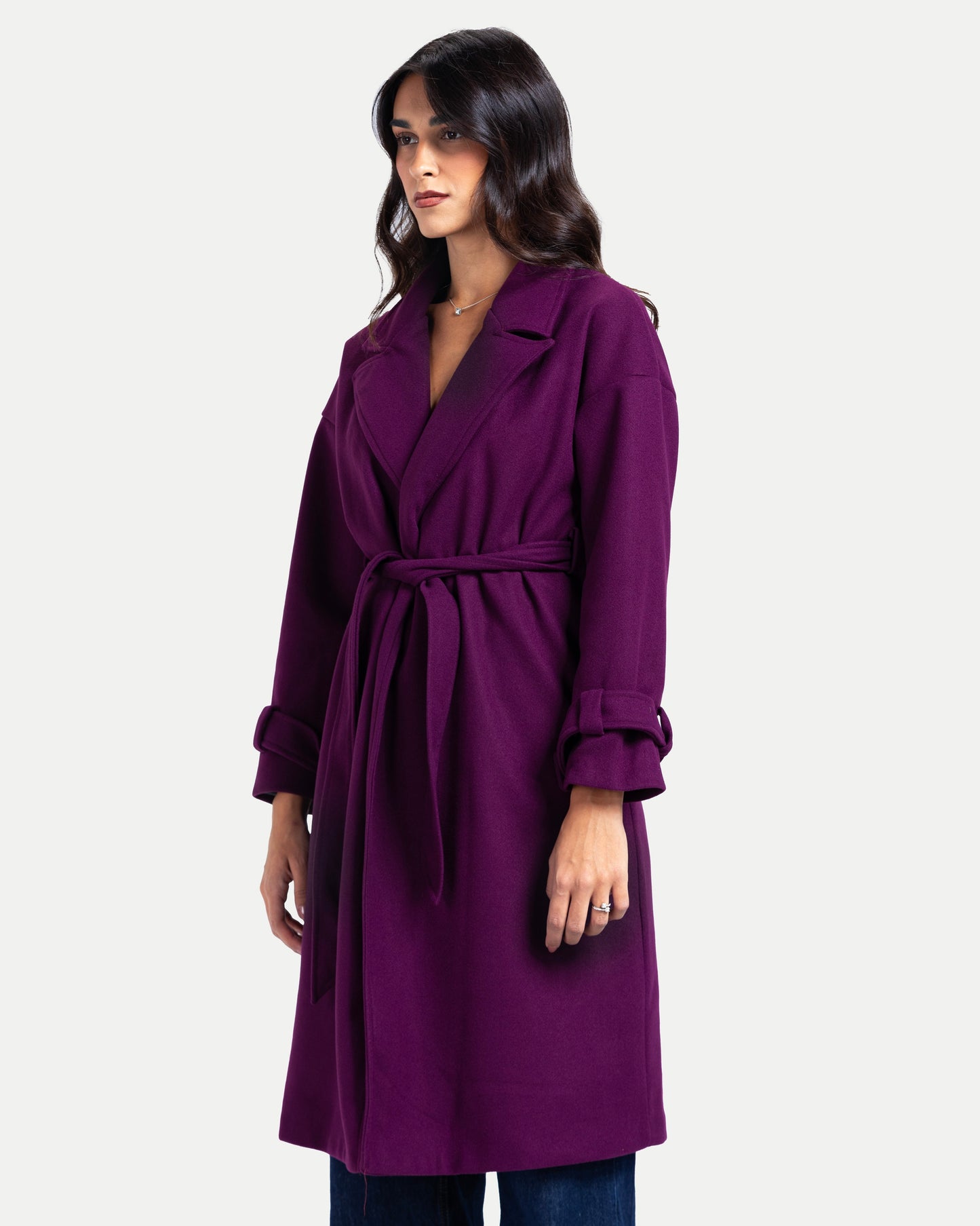 Arden Coat -Purple