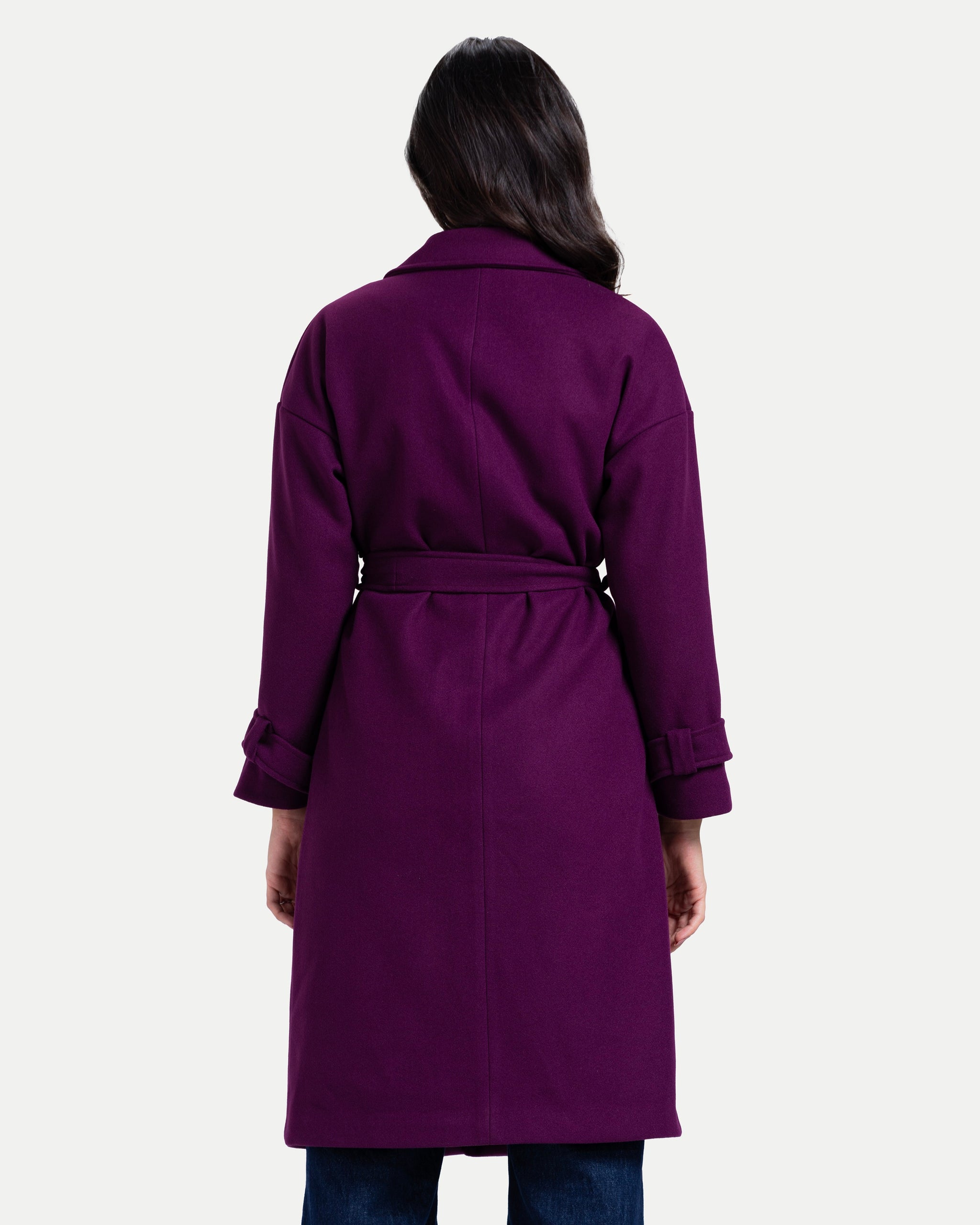 Arden Coat -Purple