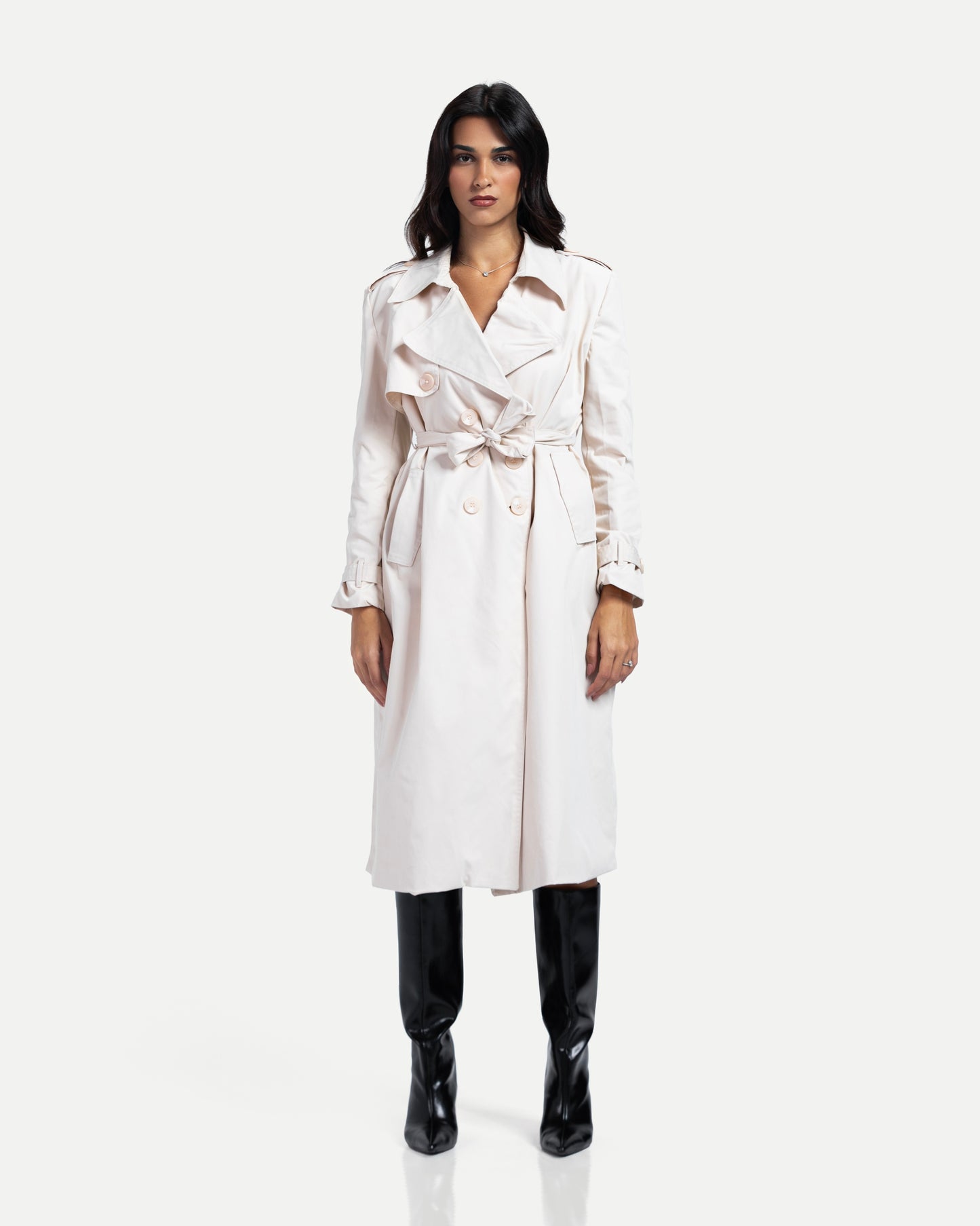 Classic Long Trench Coat