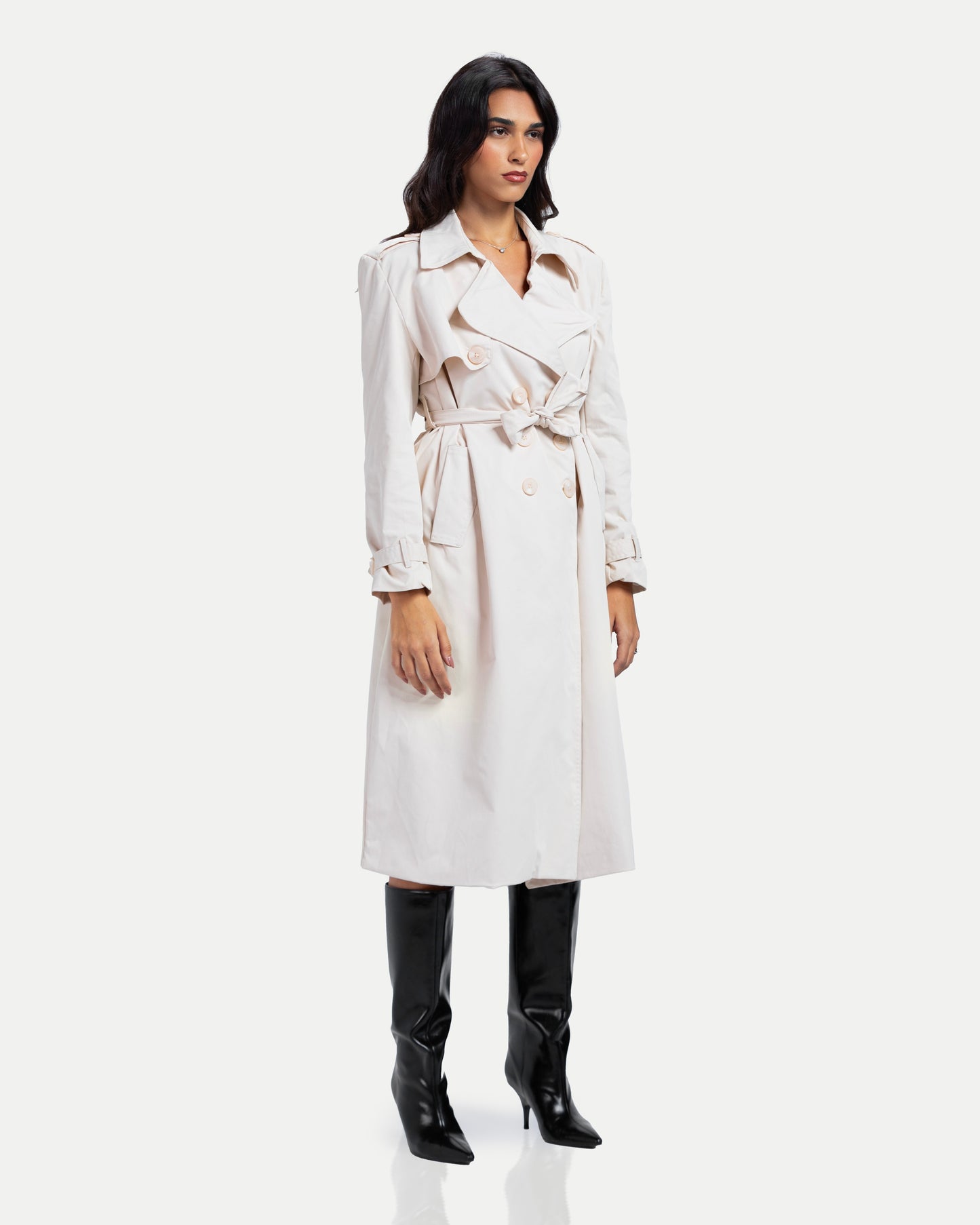 Classic Long Trench Coat