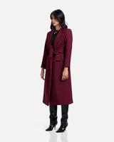 Sorella Coat -Burgundy
